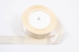 Panglica din satin pentru decorare,crem deschis , 22.5m x 2cm