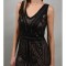 ROCHIE LUNGA DE OCAZIE CU PAIETE BIOGLIO Negru M-L