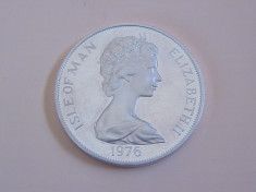 Moneda argint one crown 1976 (cn120) foto