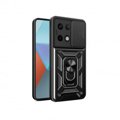 Husa Compatibila cu Xiaomi Redmi Note 13 Pro / Poco X6 Pro Techsuit CamShield Series Black