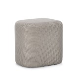 Cumpara ieftin Taburet MDF textil gri Darya 43.5x37x42 cm