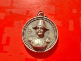 H432-Medalie Napoleon veche- Souvenir de Paris bronz argintat stare buna: 3,5 cm.