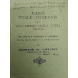 MARCI TULLII CICERONIS PRO AULO LICINIO ARCHIA POETA ORATIO-DUMITRU AL. CRACIUN-238504