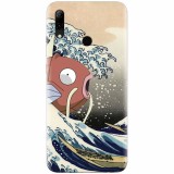 Husa silicon pentru Huawei P Smart 2019, Great Wave Fish