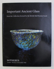 IMPORTANT ANCIENT GLASS FROM THE COLLECTION FORMED BY THE BRITISH RAIL PENSION FUND , MONDAY 24 NOV 1997 foto