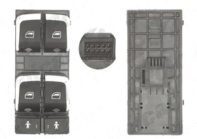 Buton , comutator macara usa Audi A6 (4g/C7), 01.2011-06.2014; A6 (4g/C7), 06.2014-, A7 (4g), 10.2010-12.2014 , A7 (4g), 11.2014-, 4 butoane foto