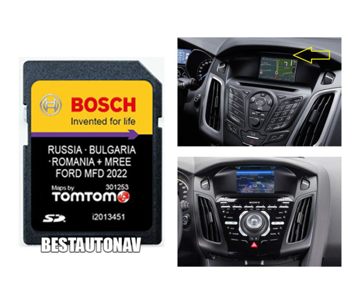 Card navigatie Ford MFD Romania 2022 pentru Ford Kuga (2012&ndash;2015)