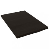 Cumpara ieftin Blat de baie, maro inchis, 40x60x2 cm, lemn masiv tratat