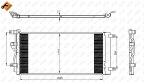NRF 350225 EASY FIT Condensator, climatizare