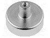 Magnet ferita (metal greu), 8mm, 25mm, M4, ELESA+GANTER - GN 50.2-HF-25-M4