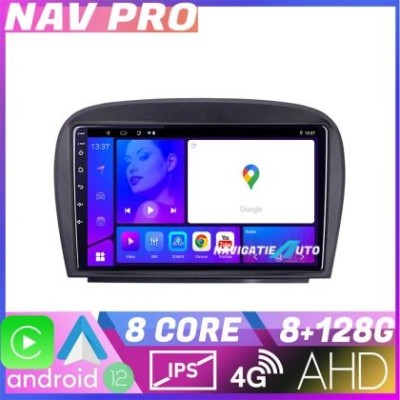 Navigatie Mercedes SL W230 2004 2011 KIT W230 EDOTEC-LITE Android Ecran 720P Octa Core 8 128 Carplay CarStore Technology foto