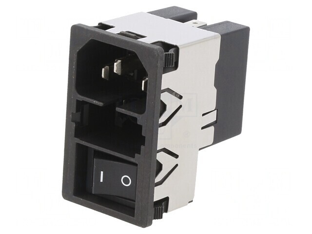 Conector de Alimentare AC Soclu Tată 6A 250VAC IEC 60320 KMF
