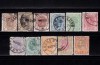 ✅RO 1893/1898 LP 51 ,&quot;Carol I - Spic de grau , filigran PR &quot; , serie stampilata, Stampilat