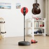 VidaXL Set minge de box cu mănuși/pompă, &icirc;nălțime reglabilă 81-122 cm 4016325