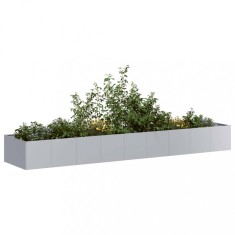 vidaXL Jardinieră 360x80x40 cm oțel galvanizat 860771