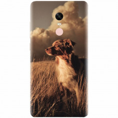Husa silicon pentru Xiaomi Redmi Note 5A Prime, Alone Dog Animal In Grass