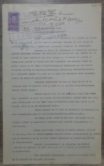 Contract de inchiriere/ General Gheorghe Liteanu, 1941, Bucuresti