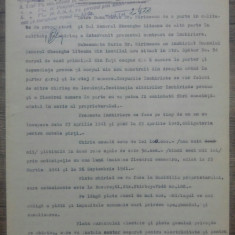 Contract de inchiriere/ General Gheorghe Liteanu, 1941, Bucuresti