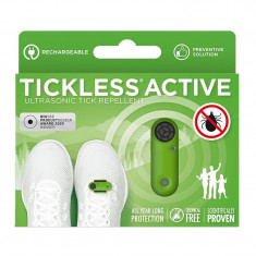 TICKLESS ACTIVE repelent cu ultrasunete reincarcabil pentru oameni - verde foto