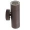 Aplica exterior 00-955/2, orientare in sus / in jos, 2 x GU10, ruginiu, modern
