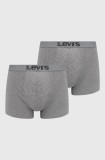 Levi&#039;s boxeri (2-pack) barbati, culoarea gri