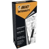 Marker permanent Bic Grip Fine, CD/DVD, varf 0. 7mm, negru
