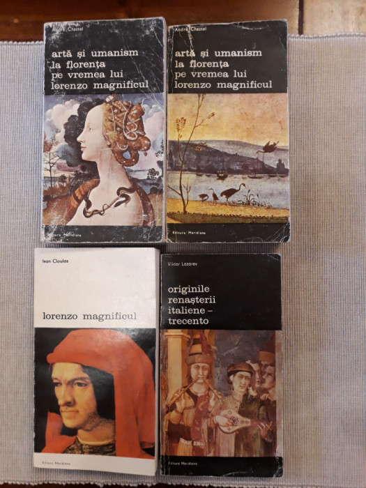 Arta si umanism la Florenta, Lorenzo Magnificul- pachet 4 carti