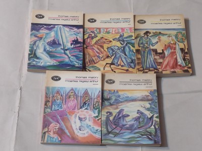 THOMAS MALORY - MOARTEA REGELUI ARTHUR Vol.1.2.3.4.5. foto