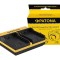 Patona Dual incarcator pentru Canon LP-E6 EOS 5D 60D 60Da 6D 7D EOS70D EOS-70D LP-E6 Mark II incl. Micro-USB cable