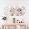 vidaXL Oglindă de perete cu lumini LED 45x100 cm oval sticlă 3189164