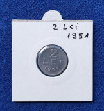 Moneda 2 Lei 1951 - RPR - piesa SUPERBA in stare foarte buna