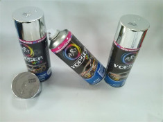 Spray vopsea crom argintiu ART 400ml ManiaCars foto