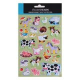 Autocolante 3D Animale de la Fermă, 26 buc, Multicolore, CMCLASS