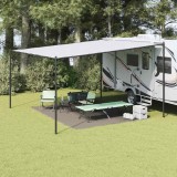 vidaXL Accesoriu pentru Cort Gri deschis Poliester 300 x 400 cm