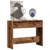 vidaXL Masă consolă, lemn vechi, 100x35x76,5 cm, lemn prelucrat