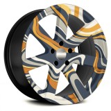 Folie auto decorativa jante fjt-21, set 4 bucati, diametru 60 cm, autoadeziva, imprimata ecosolvent, rezistenta uv si intemperii