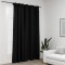 Gossi draperie opaca, aspect de in, antracit, 290 x 245 cm, carlige