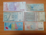 Romania Lot nr. 20 - 6 Bancnote 1991 - 1999
