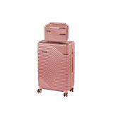 Set de valize cu roți TraveLux Urban V, culoare roz-auriu
