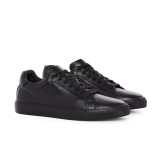 Sneakers barbati negri din piele PA25