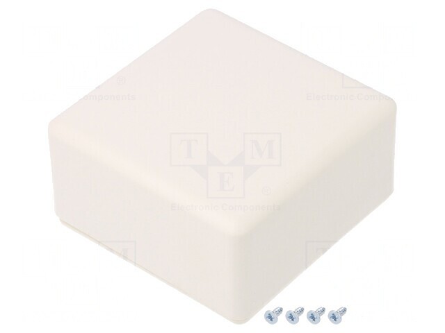 Carcasă Universală ABS Albă 71x71x37 mm