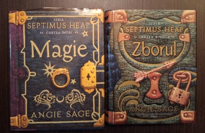 SERIA SEPTIMUS HEAP - MAGIE - ZBORUL - CARTEA INTAI SI A DOUA - ANGIE SAGE foto