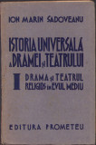 HST C1479 Drama și teatrul religios &icirc;n Evul Mediu 1942 Ion Marin Sadoveanu