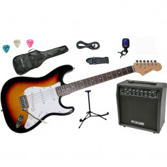 Set chitara electrica Santander ST-500 SUNBURST Hy-X-AMP Soundmaster45 foto