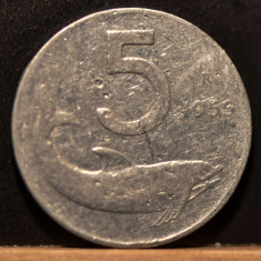 5 lire Italia - 1955