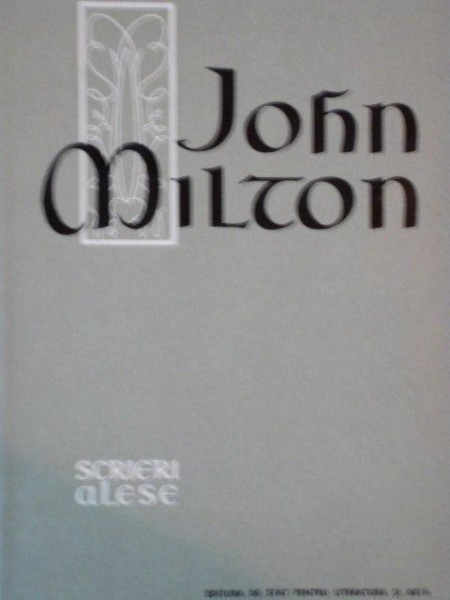 SCRIERI ALESE de JOHN MILTON , 1959