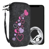 Husa Universala pentru telefon XL - 6,8 inch, Textil, Multicolor, 49866.4.03, kwmobile