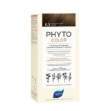 Cumpara ieftin PHYTO Phytocolor Vopsea Permanentă 6.3 Blond Auriu &Icirc;nchis 50ml