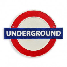 Placă din fontă cu inscripția "Underground" CS-83