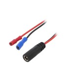 Conexiune adaptor 5.5x2.1mm mama - iesire conectori 4.8mm 0.3m